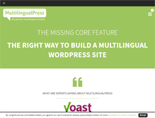 Tablet Screenshot of multilingualpress.org